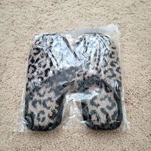 Women's Leopard Print Slippers - Brand New!  40/41 (Size 10)